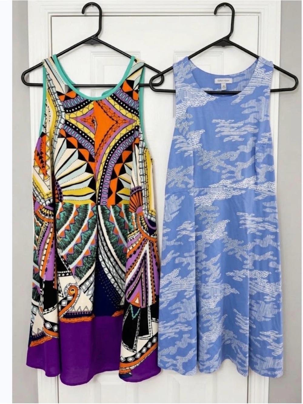 Karlie Bold Multi-Print Sleeveless Dress| Ocean+coast tank dress bundle